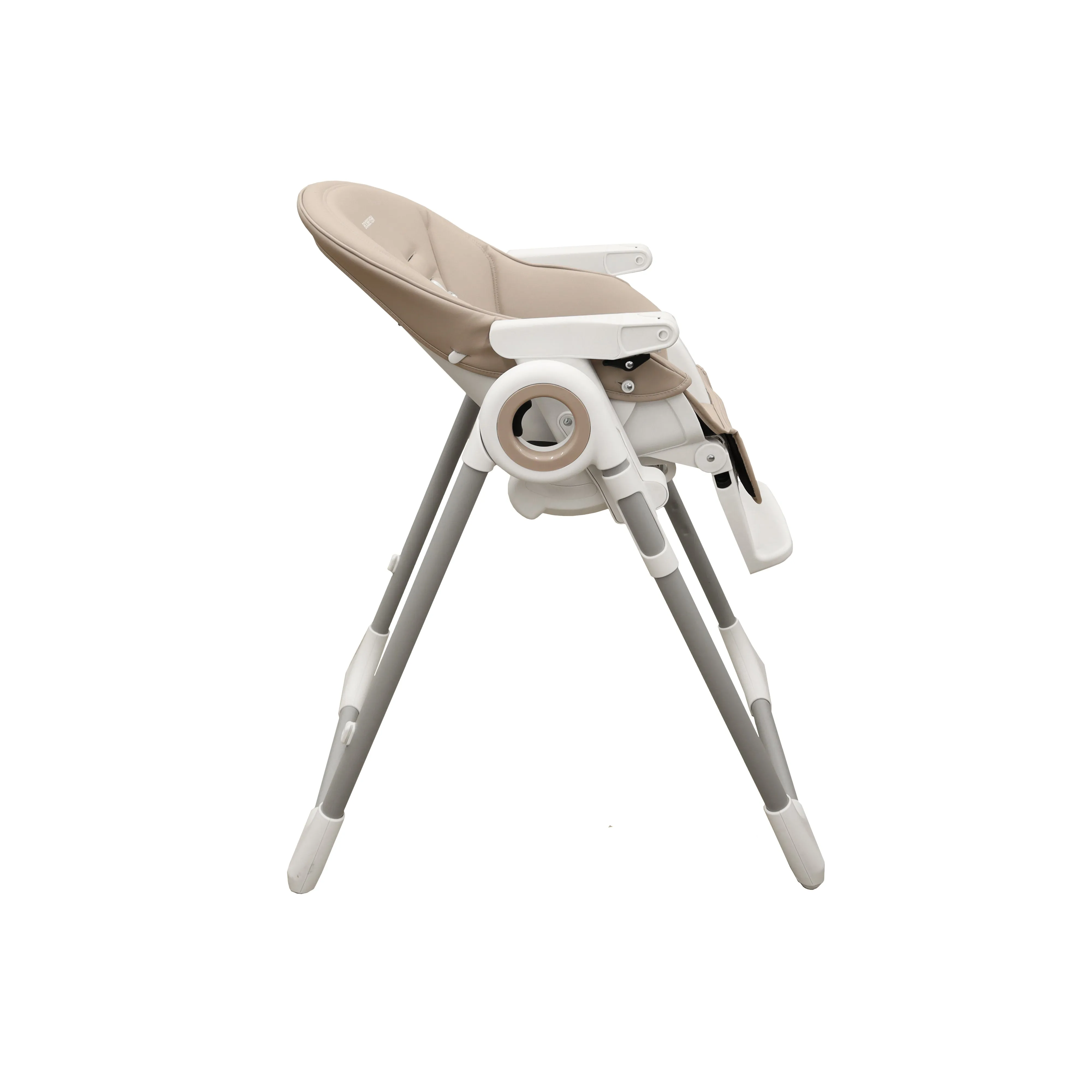 Boobeyeh, tronassimo model h2 foldable high baby dining chair for kids, light grey