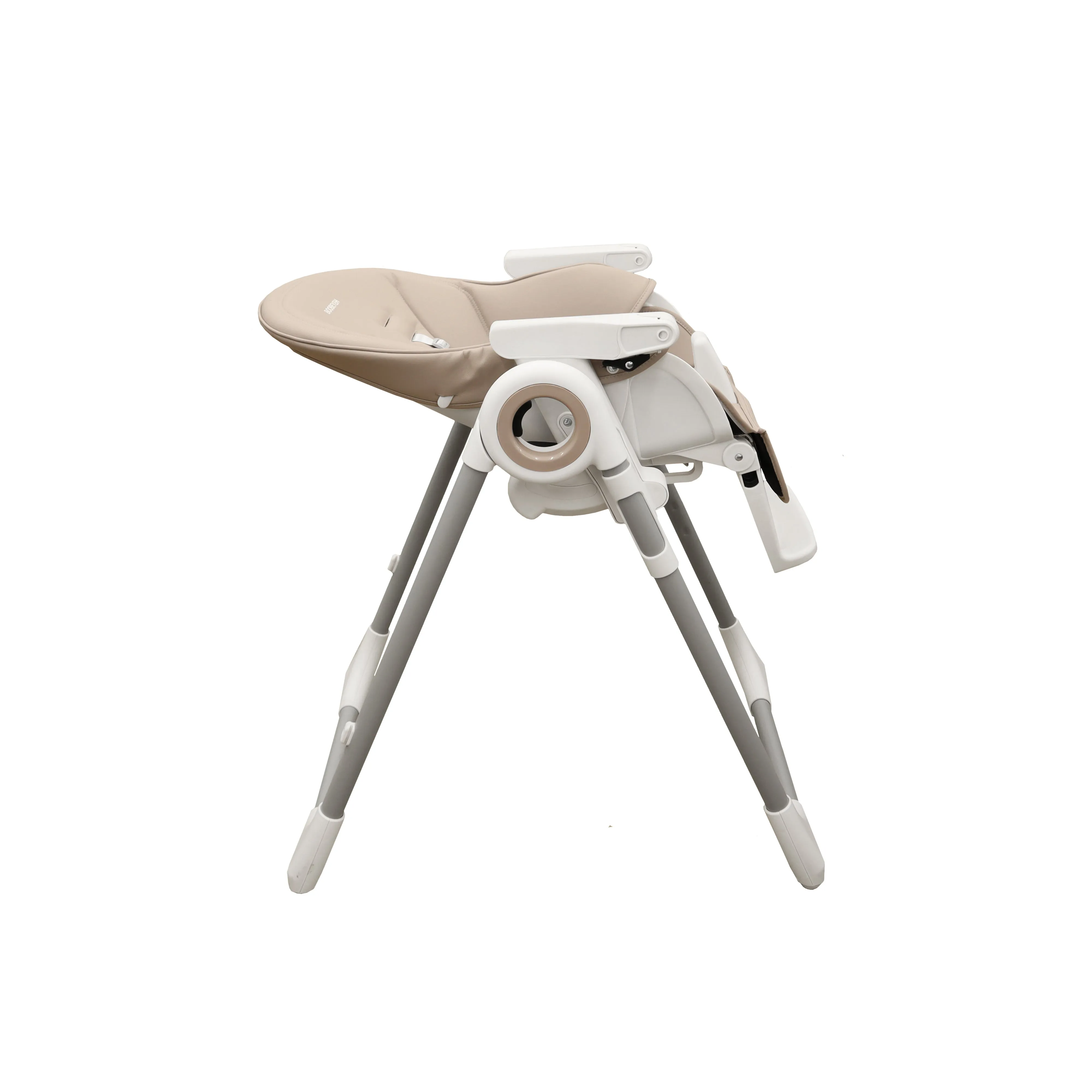 Boobeyeh, tronassimo model h2 foldable high baby dining chair for kids, light grey