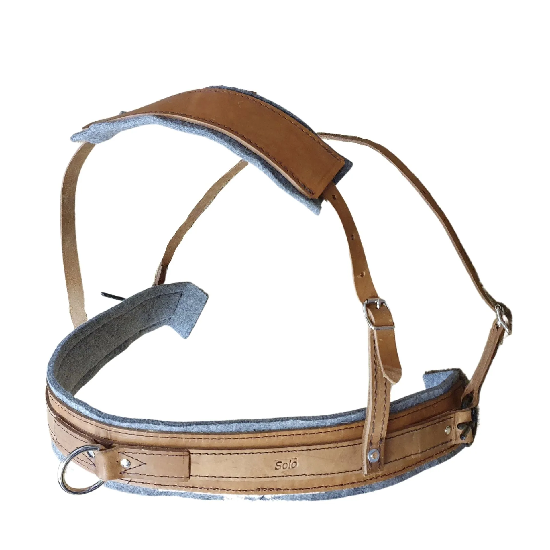 Breast Plate Donkey Leather Solo