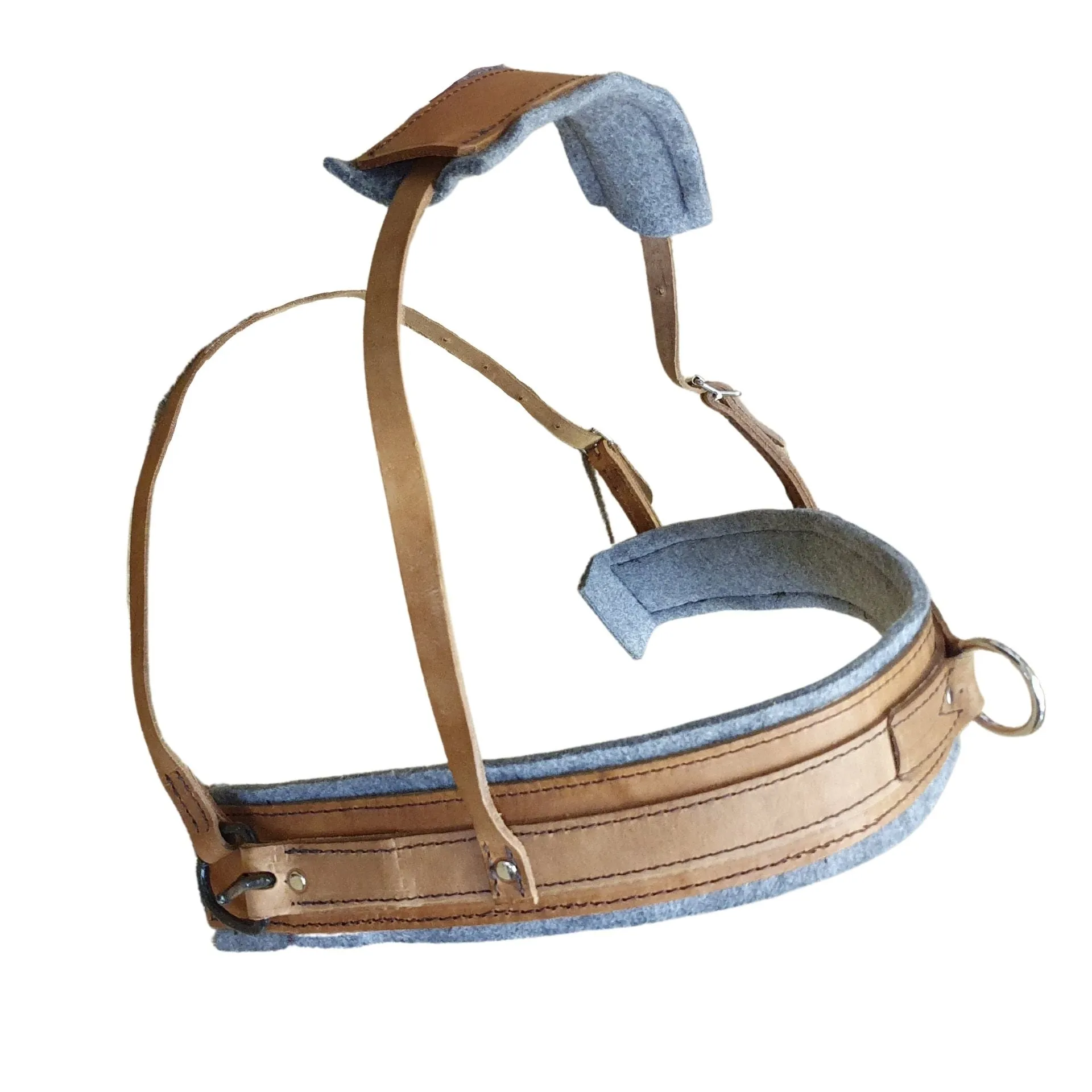 Breast Plate Donkey Leather Solo