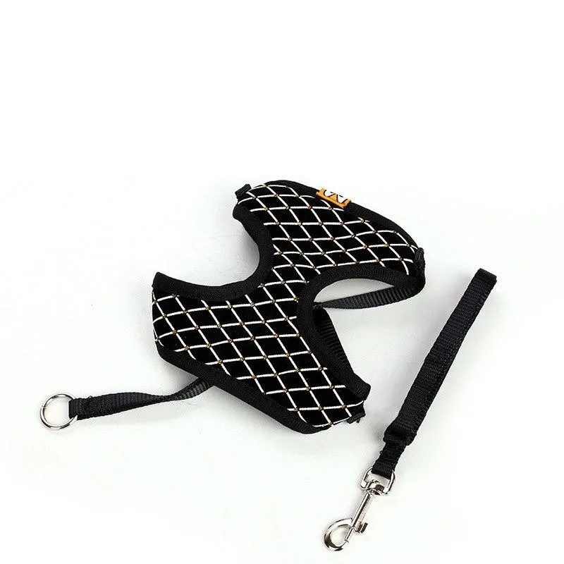 Breathable Adjustable Escapeproof Cat Harness Vest