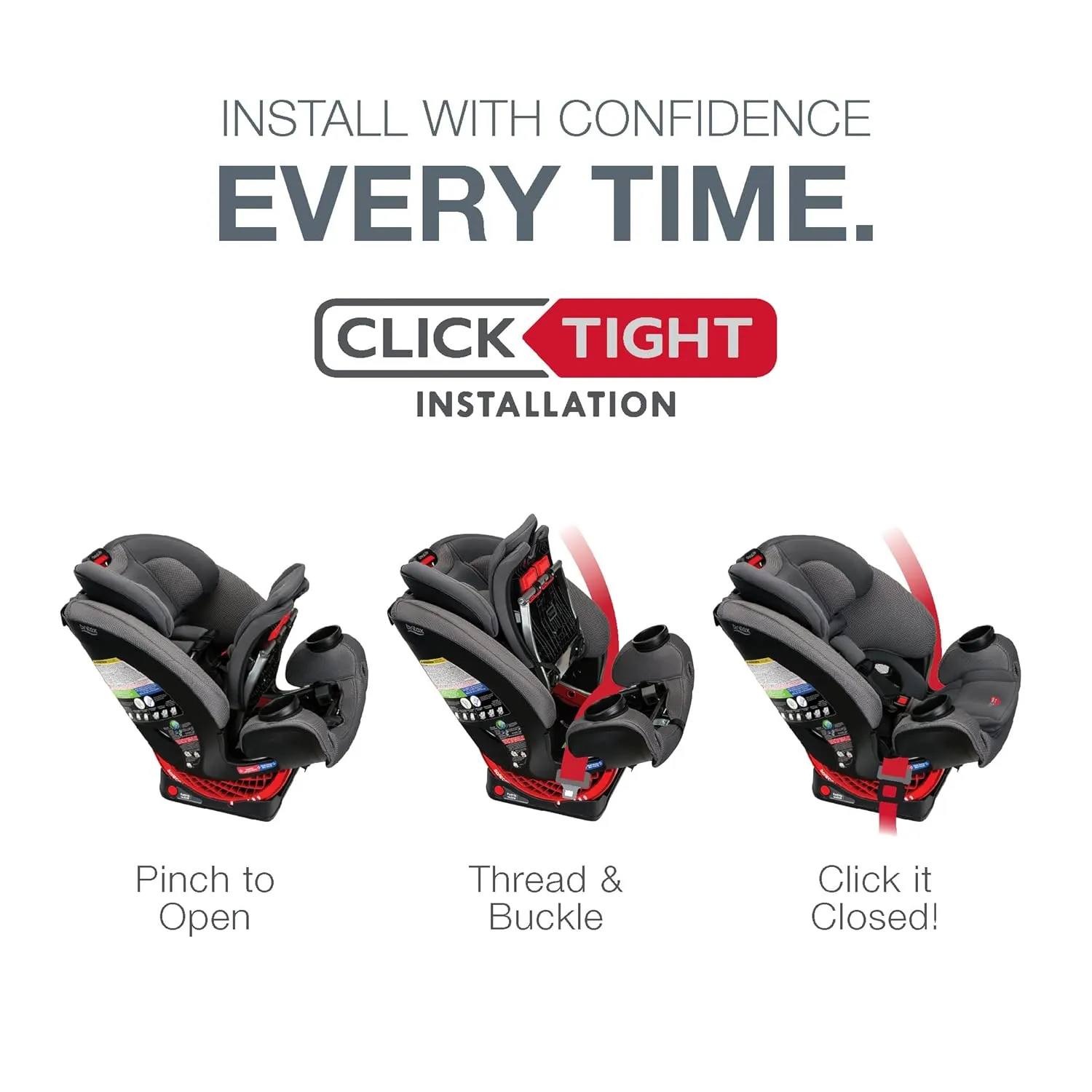 Britax One4Life ClickTight All-in-One Car Seat, Eclipse Black & Car Seat Travel Bag with Padded Backpack Straps | Water Resistant   Built-in Wheels   Multiple Carry Handles