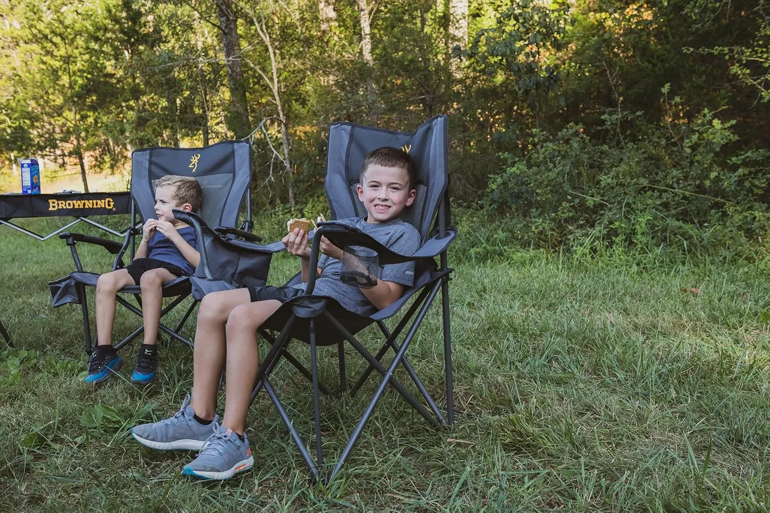 Browning Camping Kodiak Chair - Charcoal/Gray