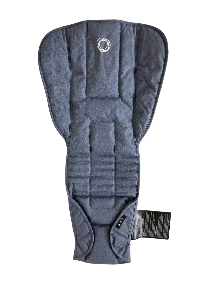 Bugaboo Bee 5 Seat Fabric, Blue Melange