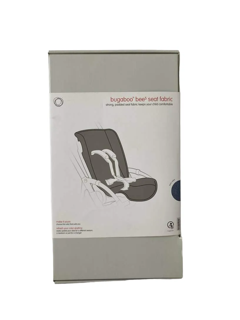 Bugaboo Bee 5 Seat Fabric, Blue Melange