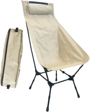 Camping Chair Beach Chair Mesh Back Picnic Heavy Duty Anti Scratch Lightweight Sports Fishing Traveling Outdoor Outdoor Chair, White