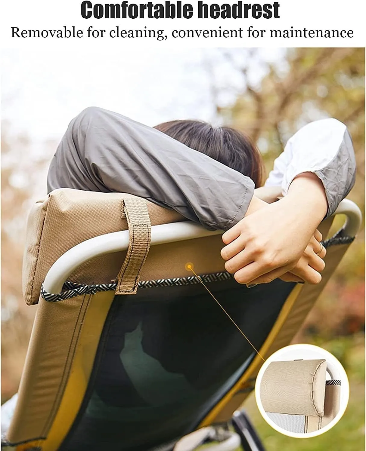 Camping Chair Folding Chair Portable Chair Outdoor Deck Chair Portable Armchair Fishing Camping Seat Stool with Adjustable Backrest and Breathable Mesh Backrest Camping Chairs for Adults