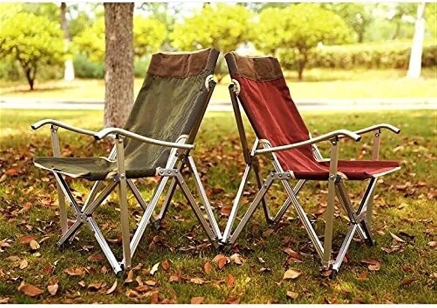 Camping Chair Folding Chairs Lawn Chairs Outdoor Chair Portable Folding Chairs for Relax Camping Fishing Backrest Stool Aluminum Alloy Leisure Beach Chair Folding Chair Camp Chair Moon Chair(Red)