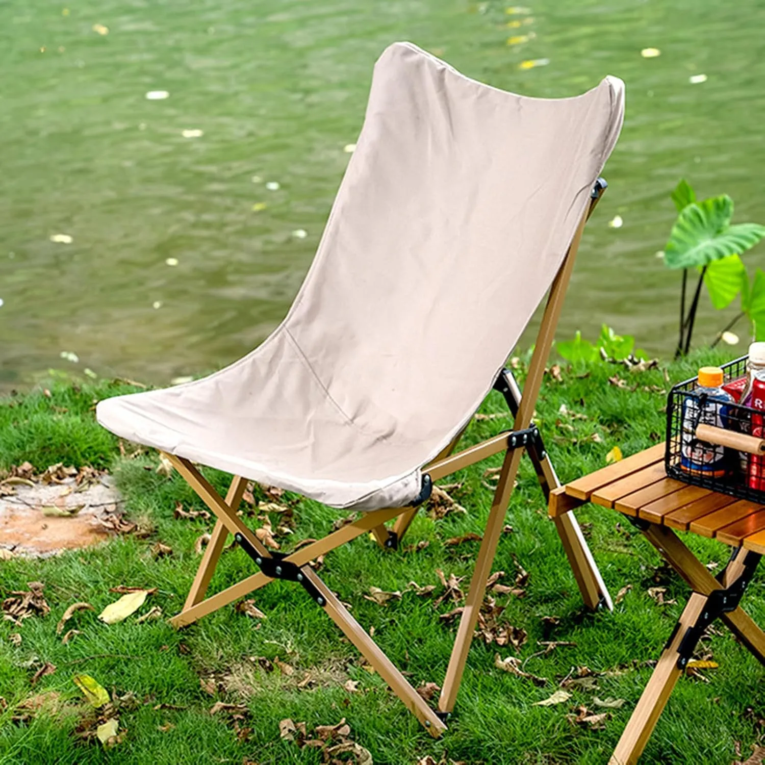 Camping Folding Chairs for Outside Set of 2 Strong Sturdy Portable Beach Chair Lounger Foldable with Carry Bag Portable Recliner Chair for Travel Hiking Festivals Garden Fishing and BBQs