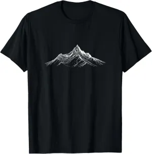 Camping Mountain Range Outdoor T-Shirt
