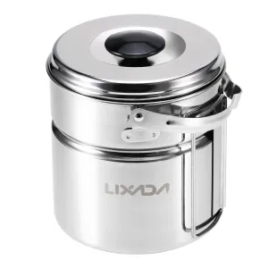 Camping Super special Pot Set Steel Handle Stainless All-in-one