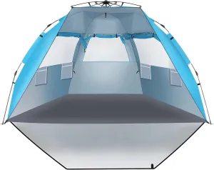 Camping Tent, Family Camping Tent,Portable Tent for Outdoor Camping Hiking & Traveling, Easy Set Up Tents for Family Camp, Lightweight Backpacking Tent, Compact Tent - Blue 250 x 140 x 150CM