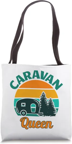Caravan Queen Camping Caravan Accessories Travel Trailer Tote Bag