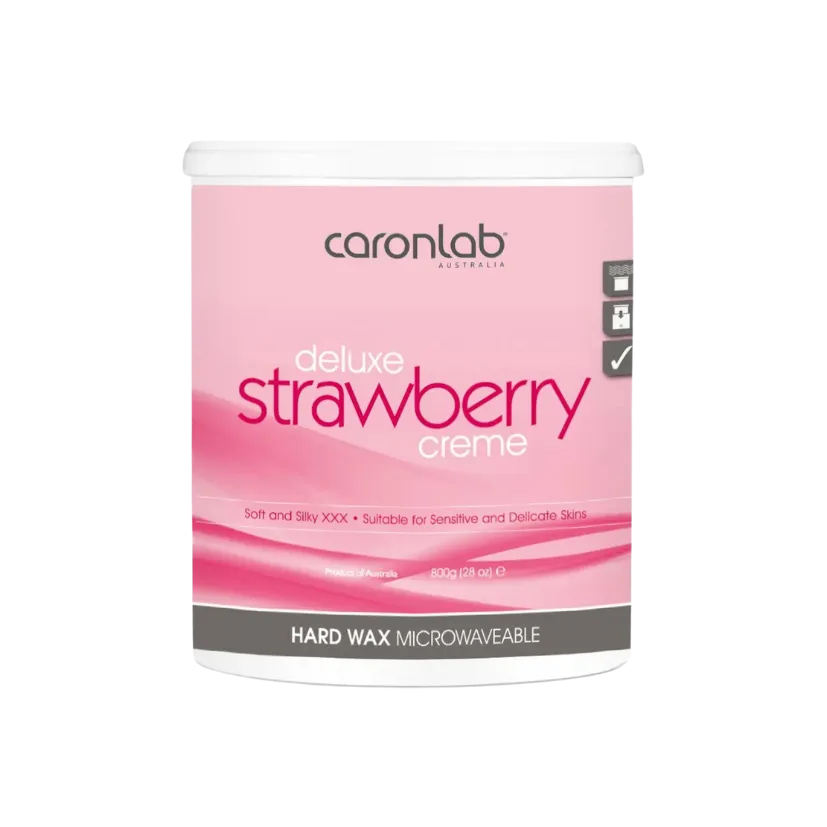 Caronlab - Strawberry Creme Hard Wax 800g (Microwaveable)