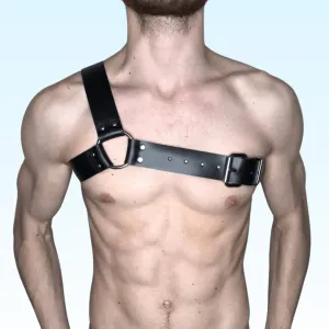 CHASE - Single Strap Men's Leather Harness