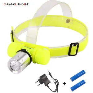CHENGLIANGZHE Led Diving Headlight Glare Flashlight Battery 18650 Waterproof Long-range Focusing Fishing Led Headlamp