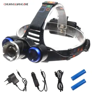 CHENGLIANGZHE LED Head Lamp Torch Head Headlamp 18650 Battery Luminarias LED Flashlight Camping Headlamps Waterproof Focusing