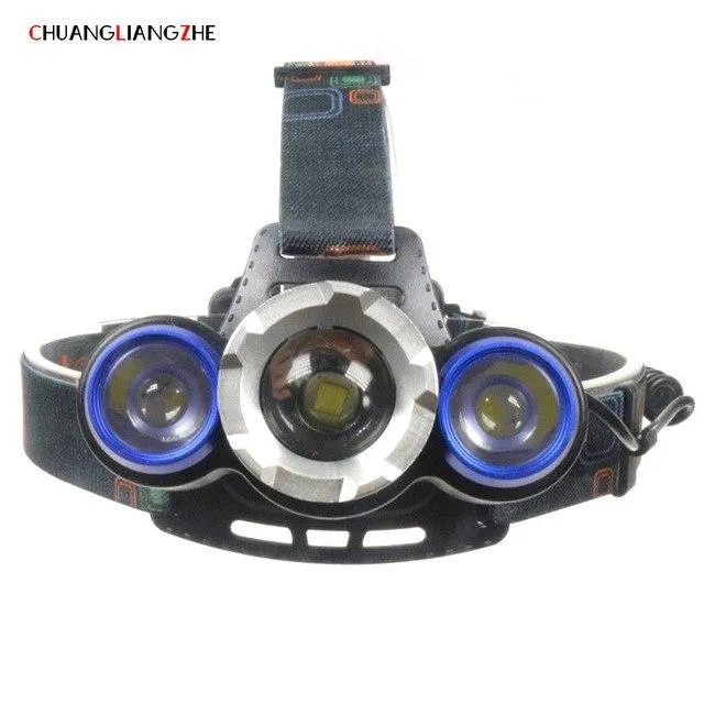 CHENGLIANGZHE LED Head Lamp Torch Head Headlamp 18650 Battery Luminarias LED Flashlight Camping Headlamps Waterproof Focusing