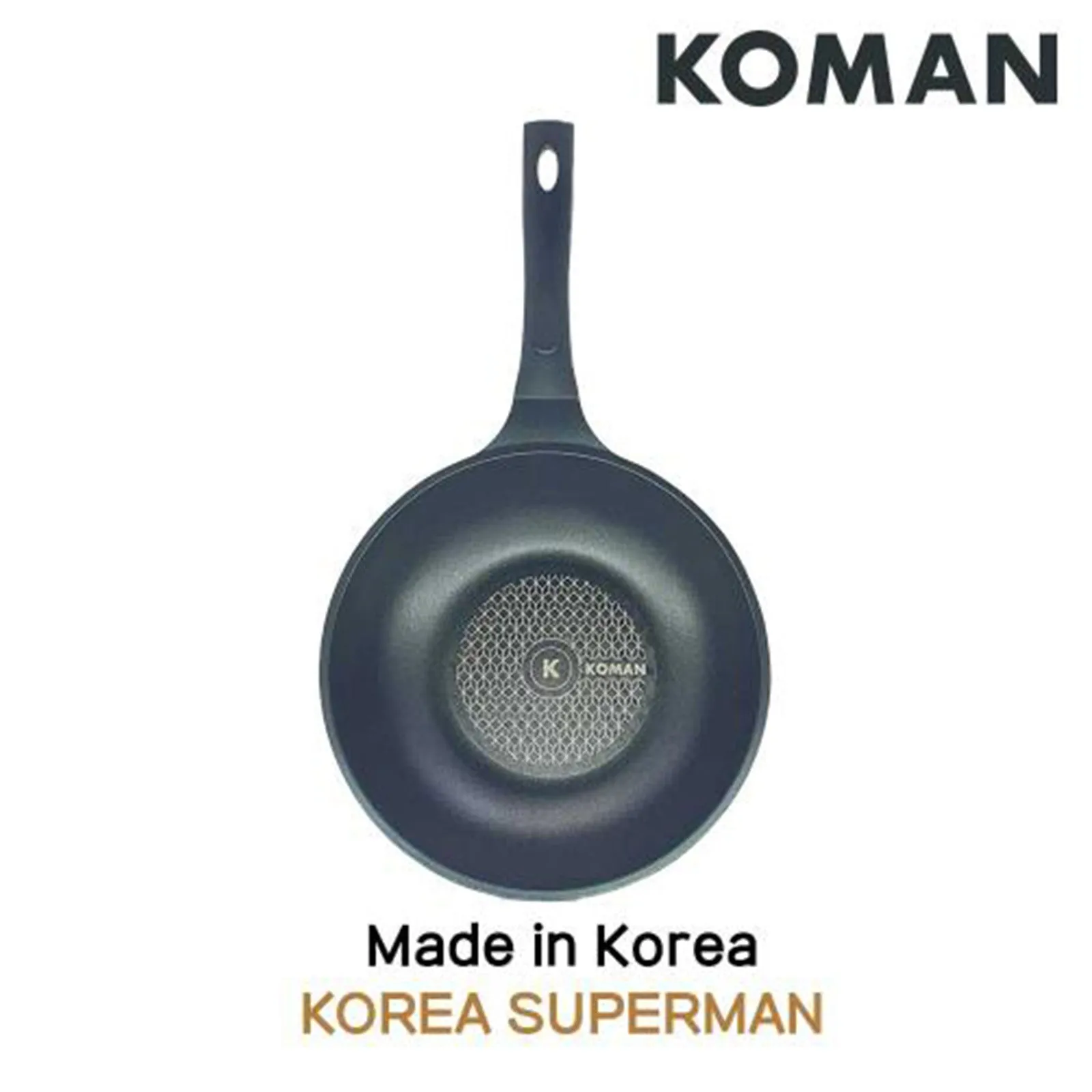 Coating Problem-free return Glass Lid   Non-Stick Tech-powered Titanium Pan 26cm Wok KOMAN