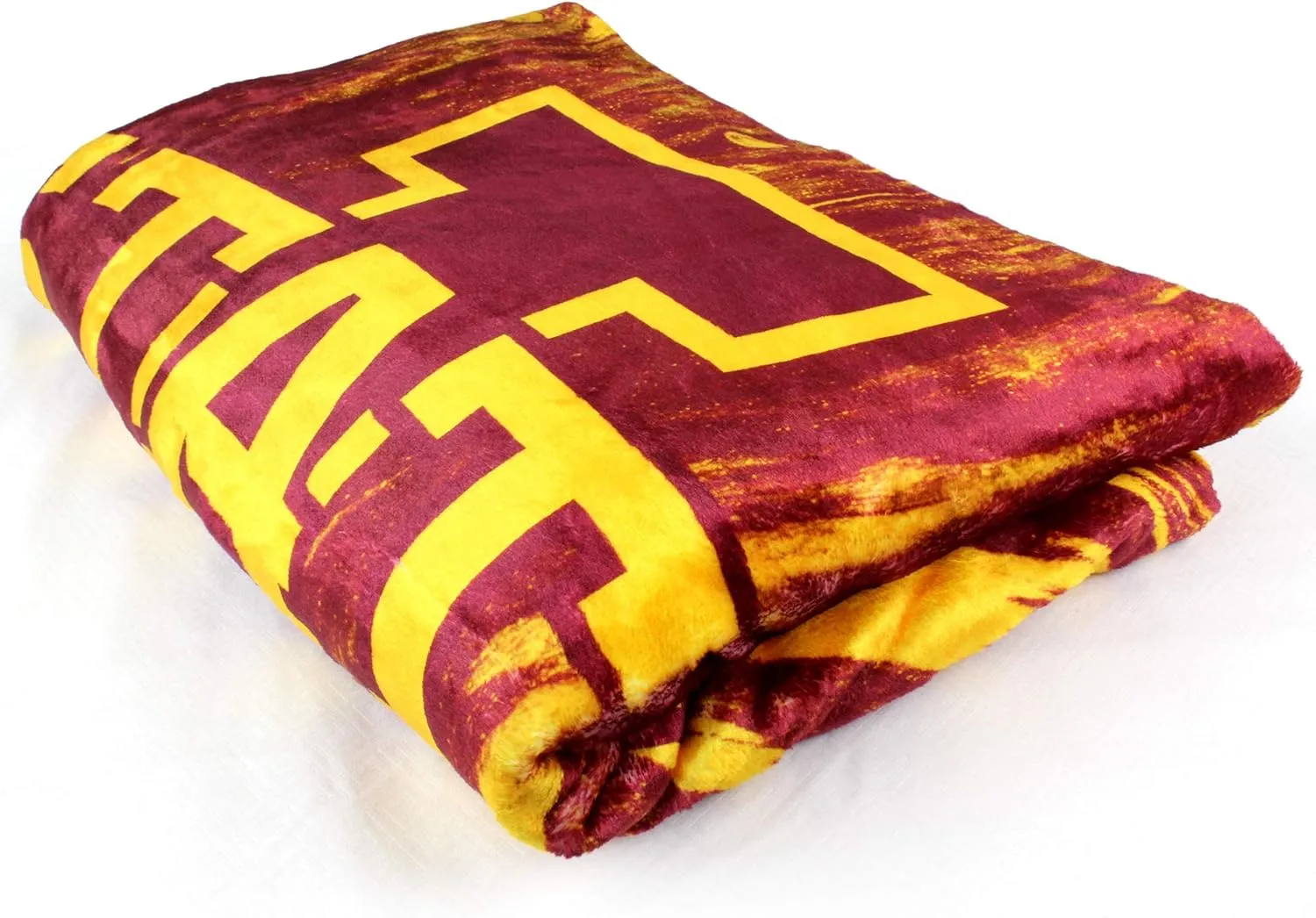 College Covers Everything Comfy Iowa State Cyclones Color Swept Soft Throw Blanket, 30" x 40"