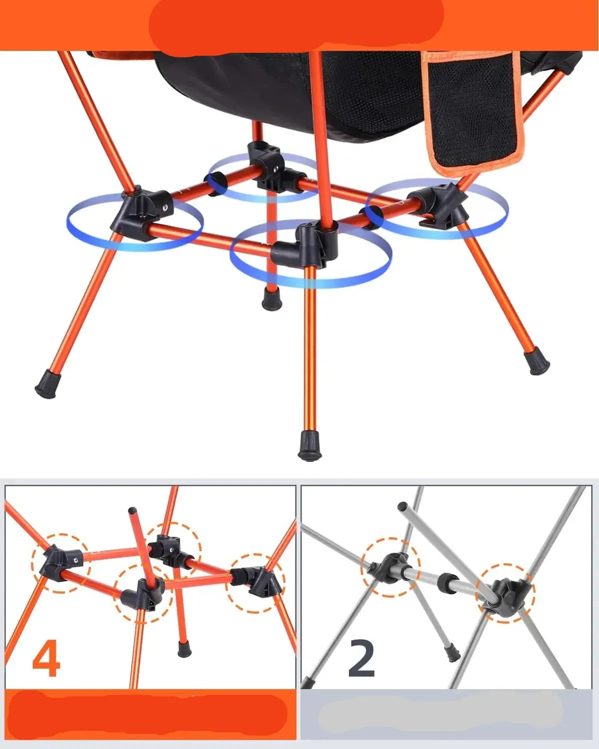 Compact & Sturdy Camping Chairs - Ideal for Beach and Camping Trips