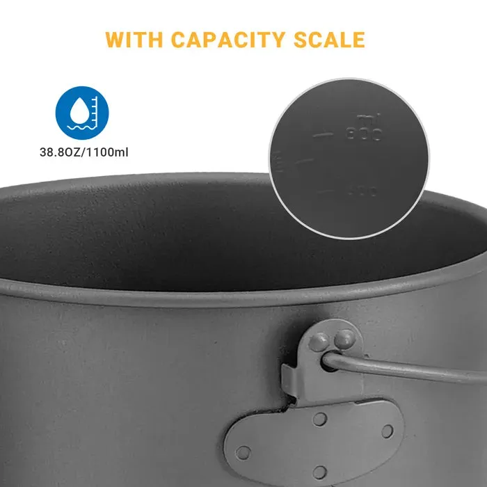 Cook'n'Escape Titanium Soloist Pot & BULIN Burner Stove Bundle