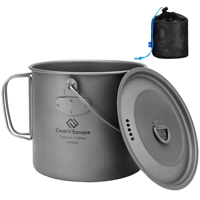 Cook'n'Escape Titanium Soloist Pot & BULIN Burner Stove Bundle