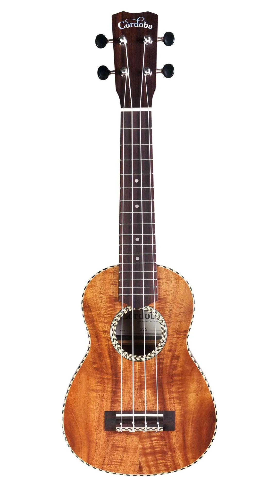 Cordoba 25S Acacia Soprano Ukulele - Acacia Top, Figured Acacia Back & Sides