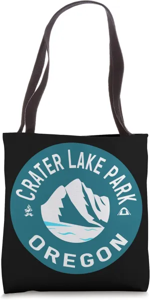 Crater Lake Oregon National Park Travel Hiking Camping Tote Bag