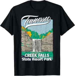 Creek Falls State Resort Park Tennessee Volunteer Mountain T-Shirt