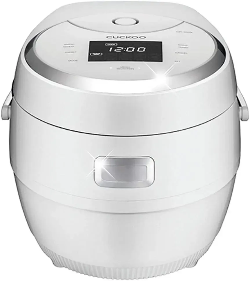 Cuckoo Rice Cooker with Nonstick Inner Pot, 16 Menu Options, LCD Display, 20-Cup Capacity