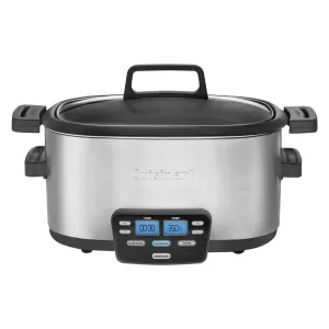 Cuisinart - MSC-600 3-In-1 Cook Central 6-Quart Multi-Cooker: Slow Cooker, Brown/Saute, Steamer