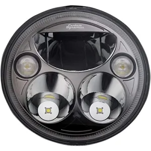 Custom Dynamics TruBEAM 7" LED Headlight Black CDTB-7-I-B