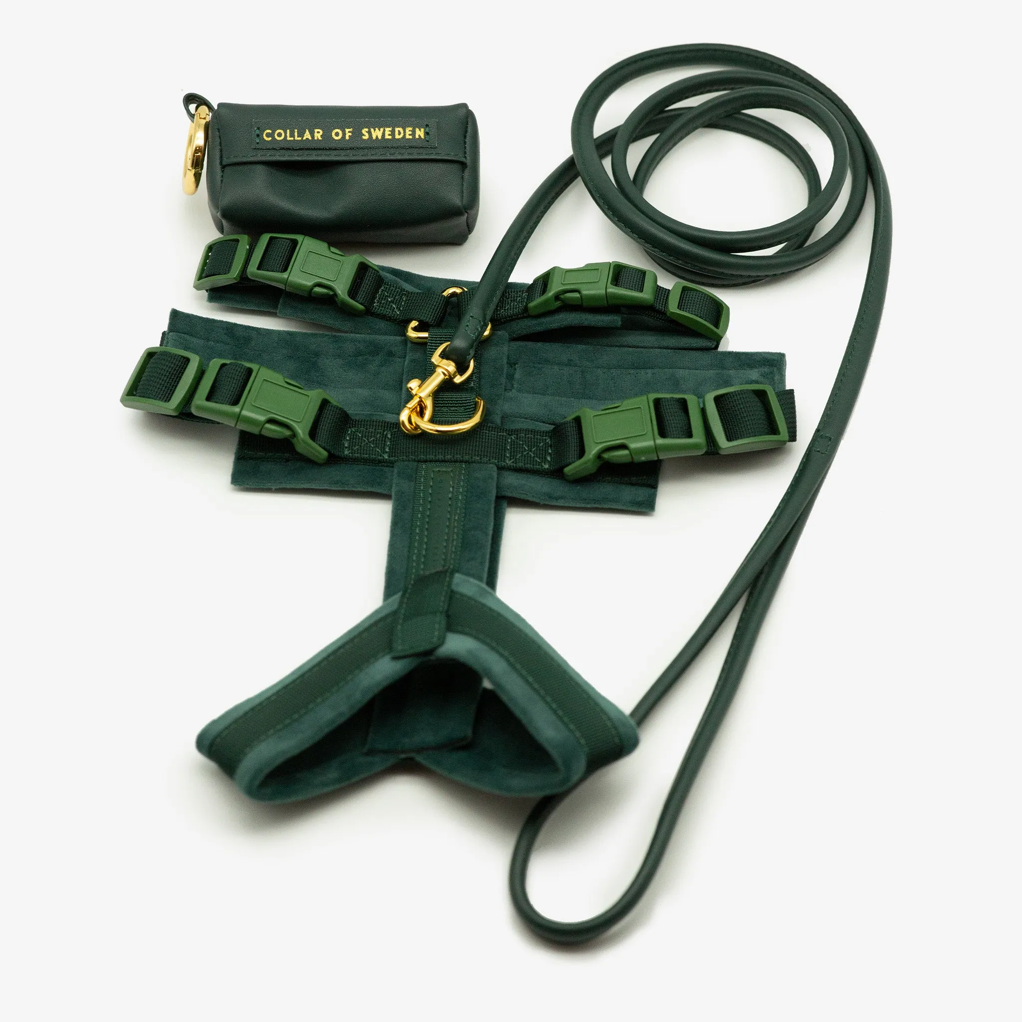 Dark Green Y-Harness XS