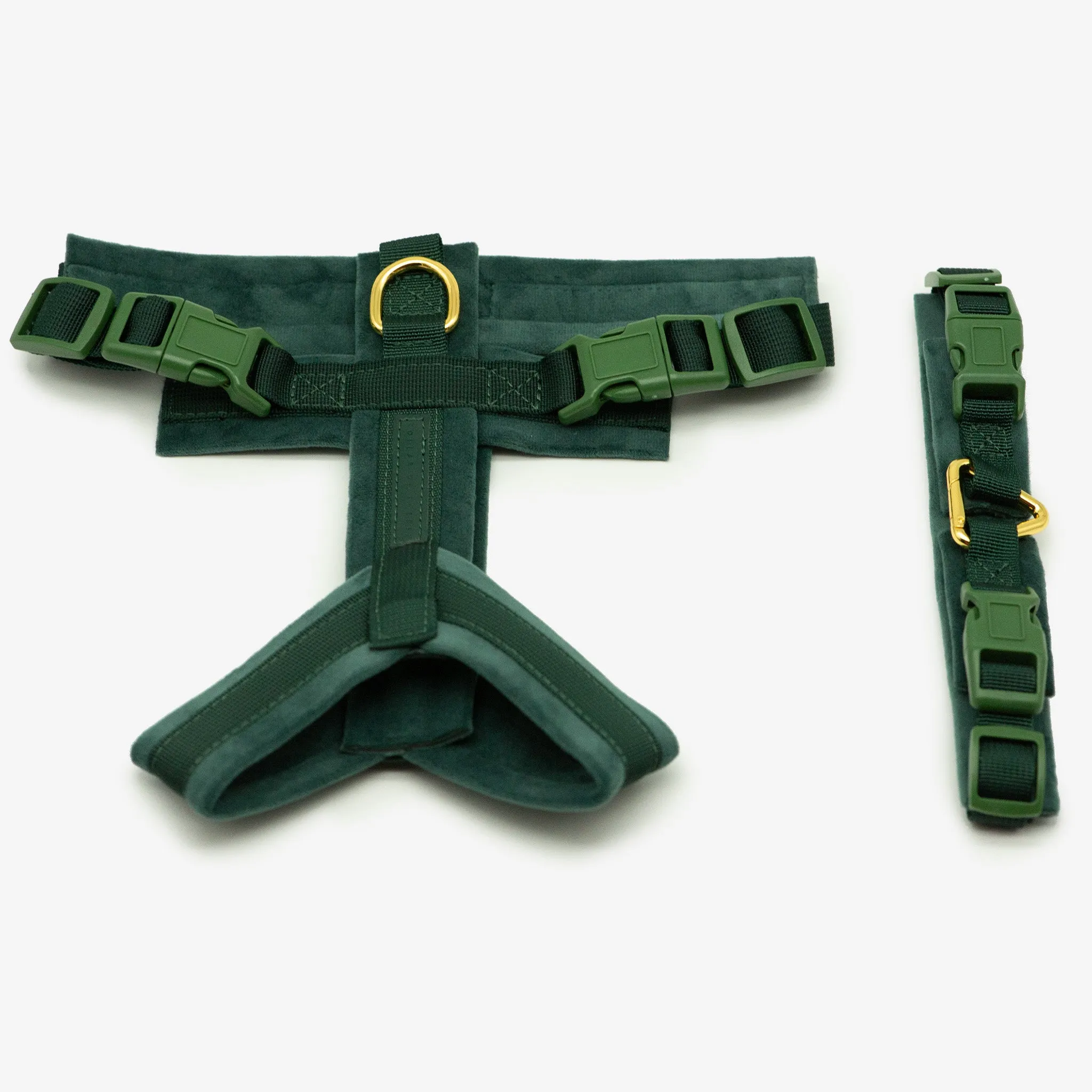 Dark Green Y-Harness XS