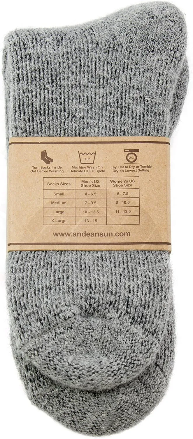Darn Warm Anti-Smell Alpaca Socks - Best Natural Solution for Cold Feet - Perfect for Outdoor Activities