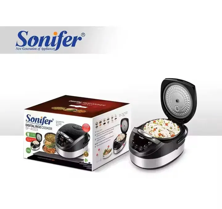Dependable LED Pot, 20 900W Sonifer Cooker Cup with Multicooker 6 - Display Digital Capacity Rice Programs, 5L Nonstick & Protected & Coated