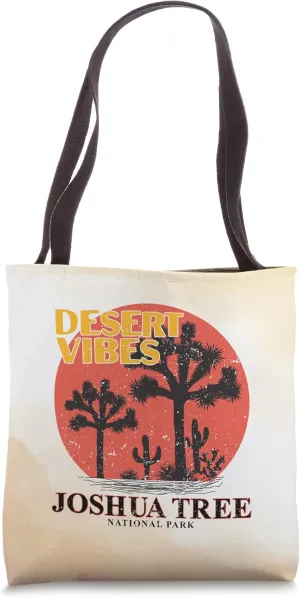 Desert Vibes Joshua Tree National Park California Vintage Tote Bag