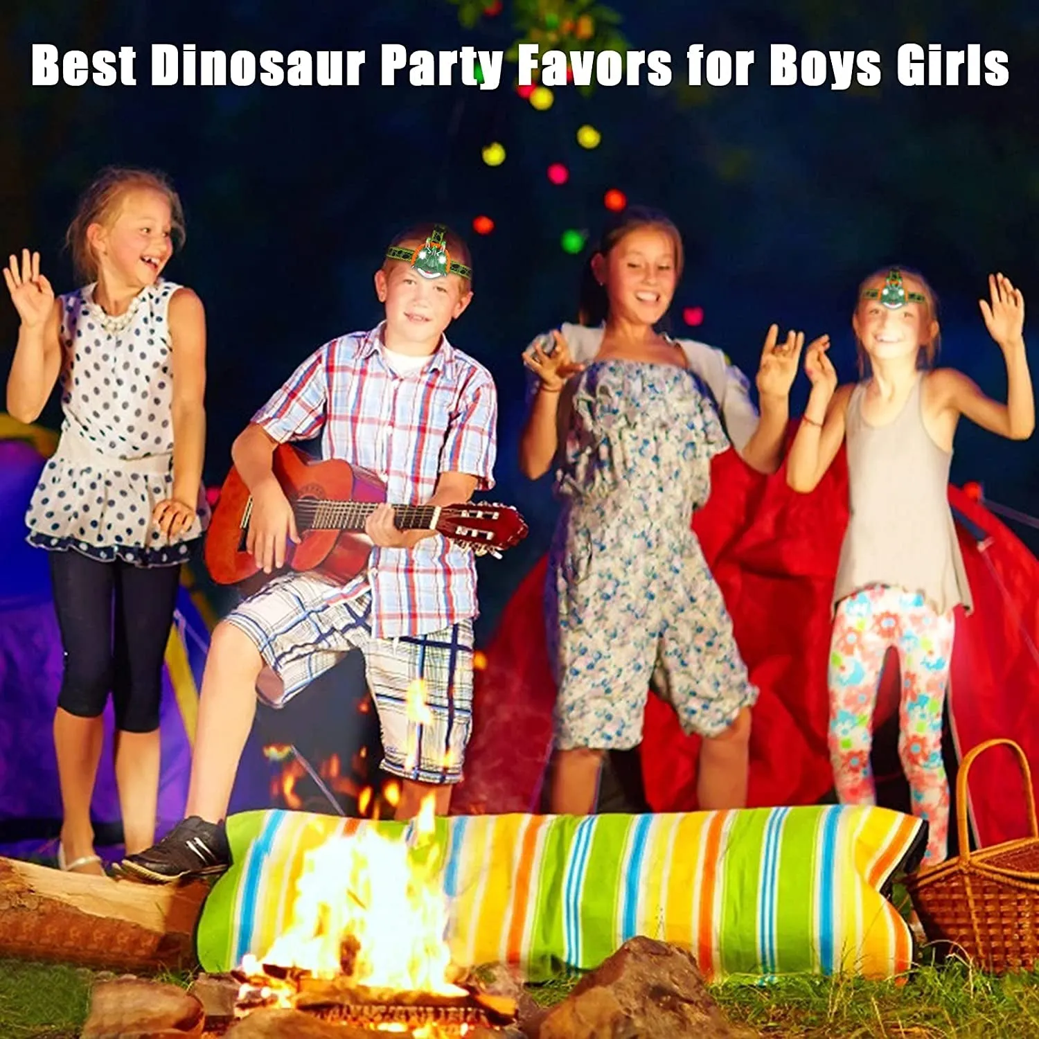 Dino-Mite Glow-Up: Triceratops Headlamp - Camp Like a Prehistoric Pro and Shine Like a Jurassic Star! Perfect for Kids, Grown-up Kids, and Anyone Who Loves Roar-some Gifts!