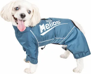 Dog Helios ® 'Hurricanine' Waterproof and Reflective Full Body Dog Coat - Pet Jacket Features Heat Retention and Blackshark Technology - This Dog Jacket Features Adjustable Sleeves and Waist