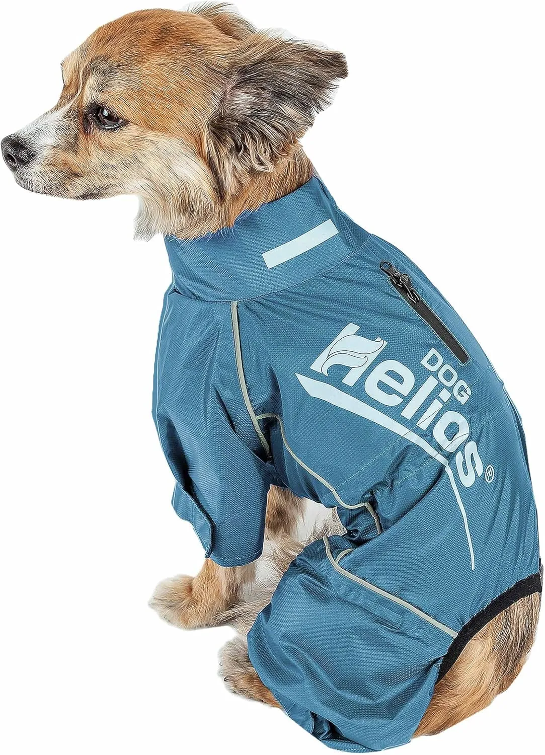 Dog Helios ® 'Hurricanine' Waterproof and Reflective Full Body Dog Coat - Pet Jacket Features Heat Retention and Blackshark Technology - This Dog Jacket Features Adjustable Sleeves and Waist