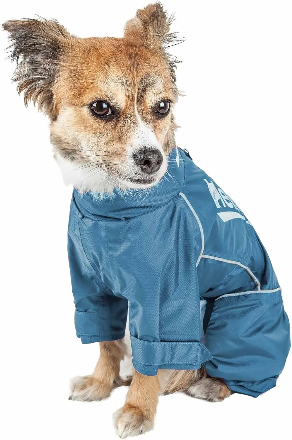 Dog Helios ® 'Hurricanine' Waterproof and Reflective Full Body Dog Coat - Pet Jacket Features Heat Retention and Blackshark Technology - This Dog Jacket Features Adjustable Sleeves and Waist
