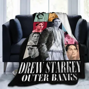 Drew Starkey Throw Blanket Ultra-Soft Micro Fleece Blankets for Home Outdoor Use Decorative Comfy Sofa Throw Blanket Breathable, All-Season Throw 40""x30"", Black24
