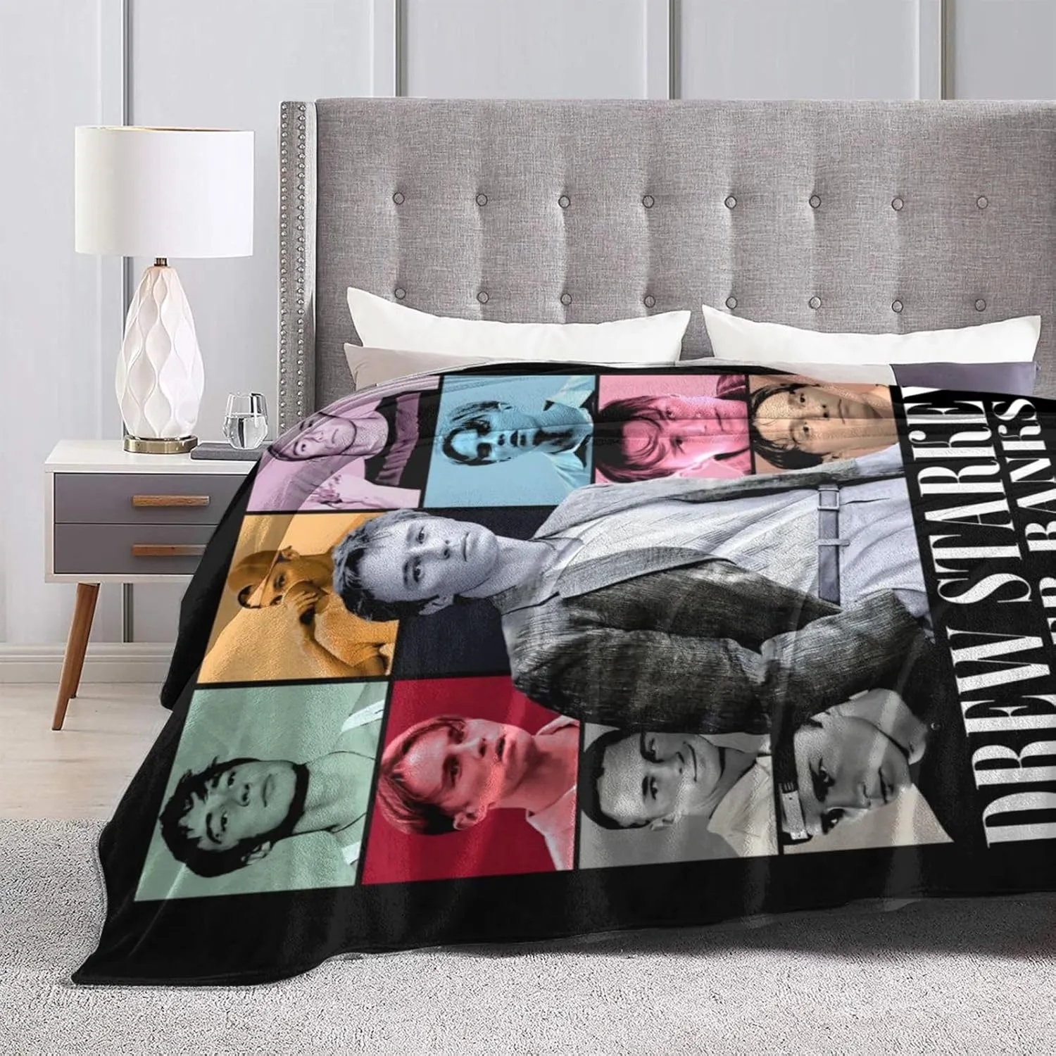 Drew Starkey Throw Blanket Ultra-Soft Micro Fleece Blankets for Home Outdoor Use Decorative Comfy Sofa Throw Blanket Breathable, All-Season Throw 40""x30"", Black24