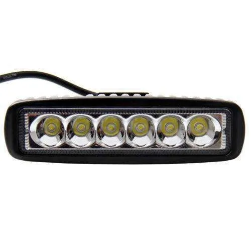 Eagle Lights Elite Series 6" LED Light Bar for Harley Davidson Softail and Dyna Models - 2500Lm, Flood Pattern