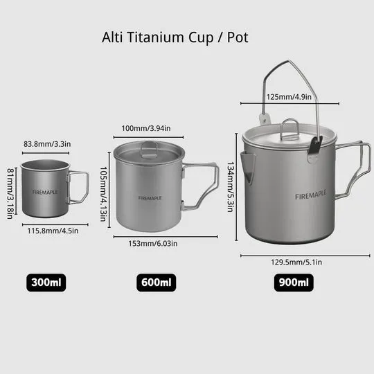Easter discount Alti Fire Maple Epic sale 300Ml Cup Titanium