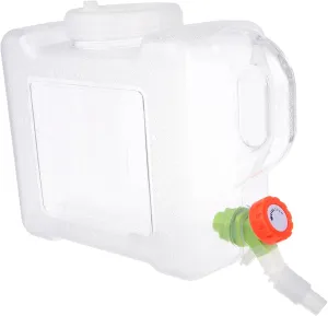 Emergency Water Storage Container with Spigot Portable Water Jug for Camping Hiking and Outdoor Activities Lightweight and Durable