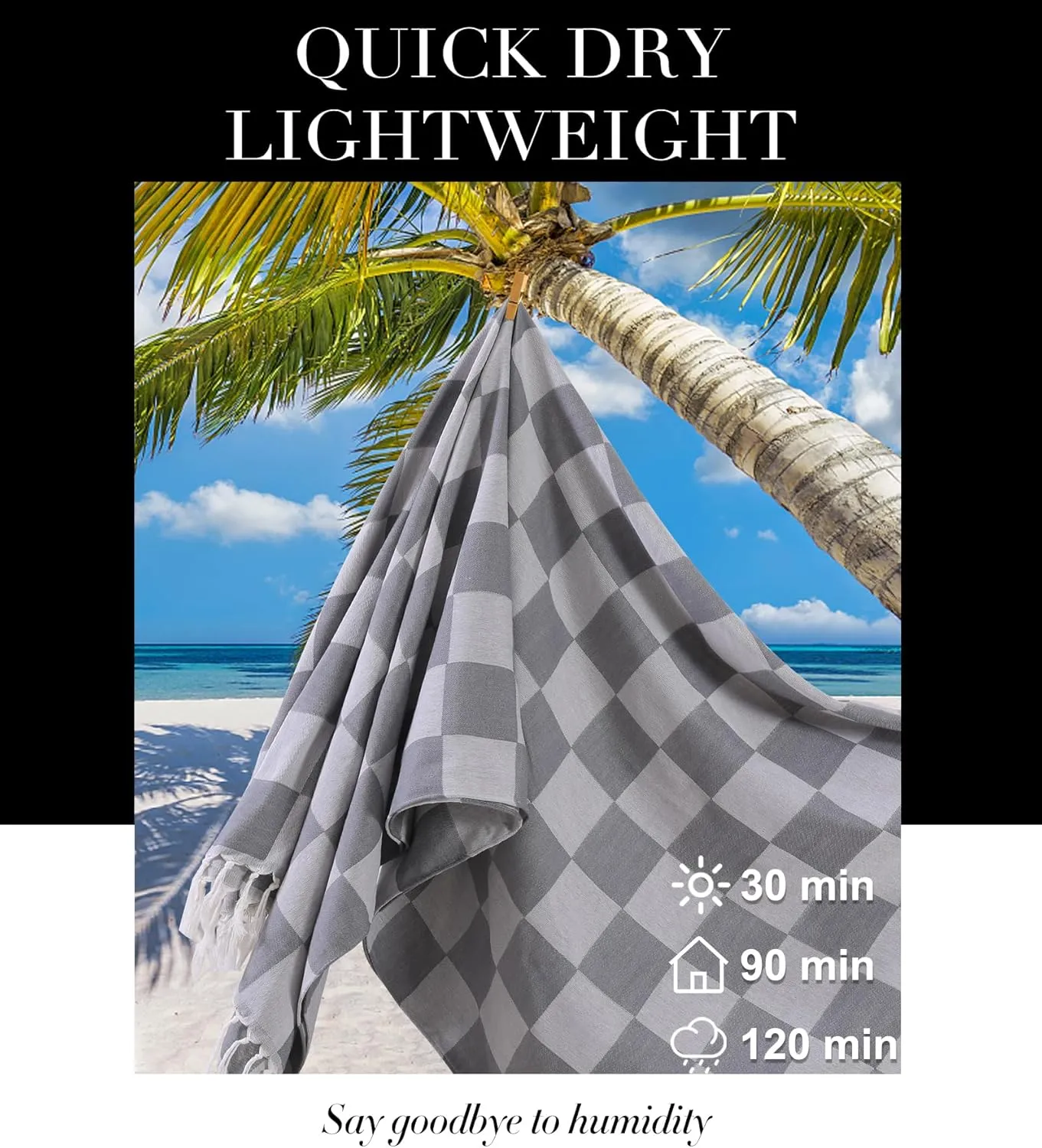Extra Large Picnic Blanket Outdoor Turkish Beach Towel Blue Camping Blanket ark Stadium Outside Festival Must Haves Outside Summer Vacation Stuff Accessories Road Trip Essential Camping