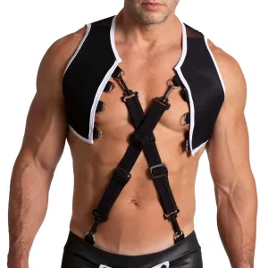 F FETISH WHITE HARNESS