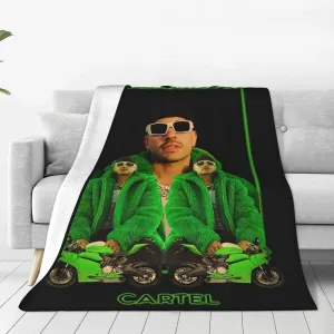 Feidss Musics Ferxxos Fleece Throw Blanket Flannel Air Conditioning Quilt for Couch Camping Travel 80"x60"